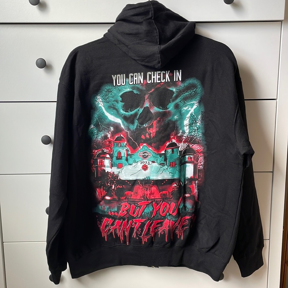 NWT Halloween Horror 2023 Hard Rock Hotel Orlando Universal Studios NWT Hoodie S